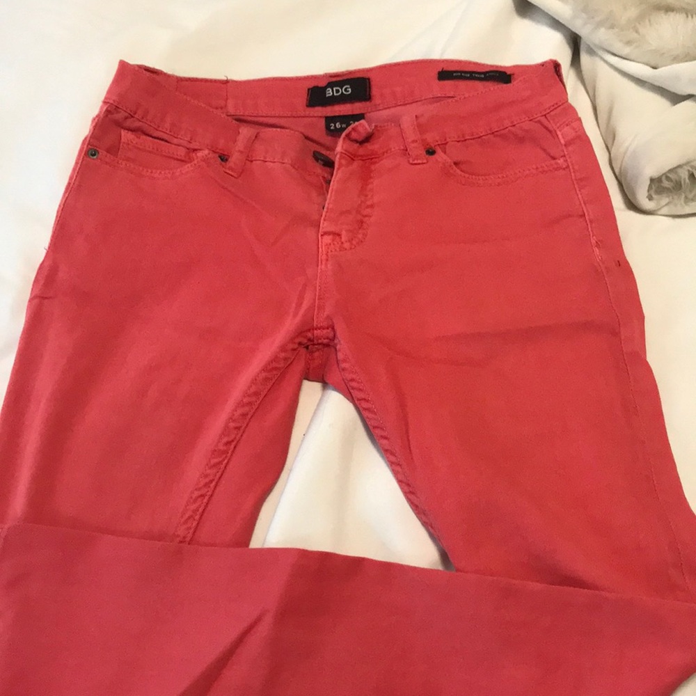 Coral BDG Skinny pants